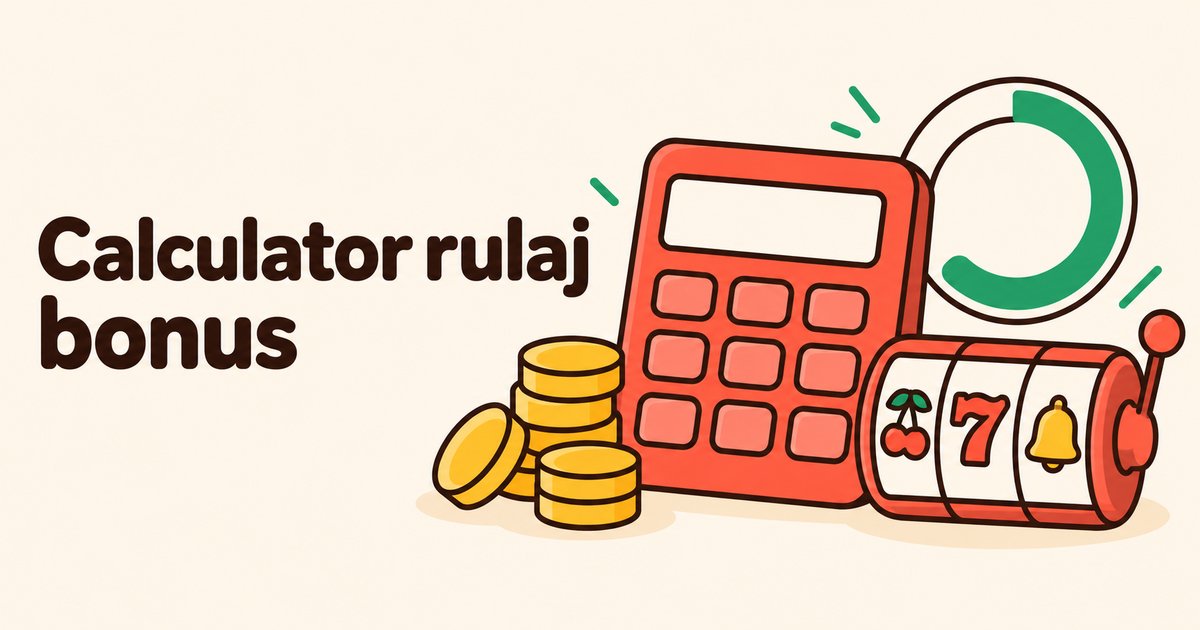 Calculator rulaj bonus: calculator, monede si rola de slot